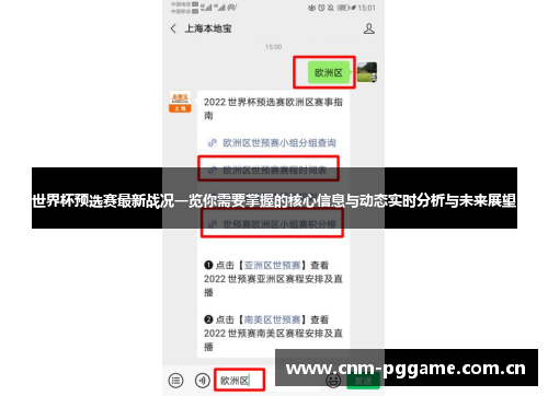 世界杯预选赛最新战况一览你需要掌握的核心信息与动态实时分析与未来展望
